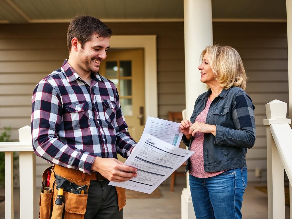 Contractors business scene