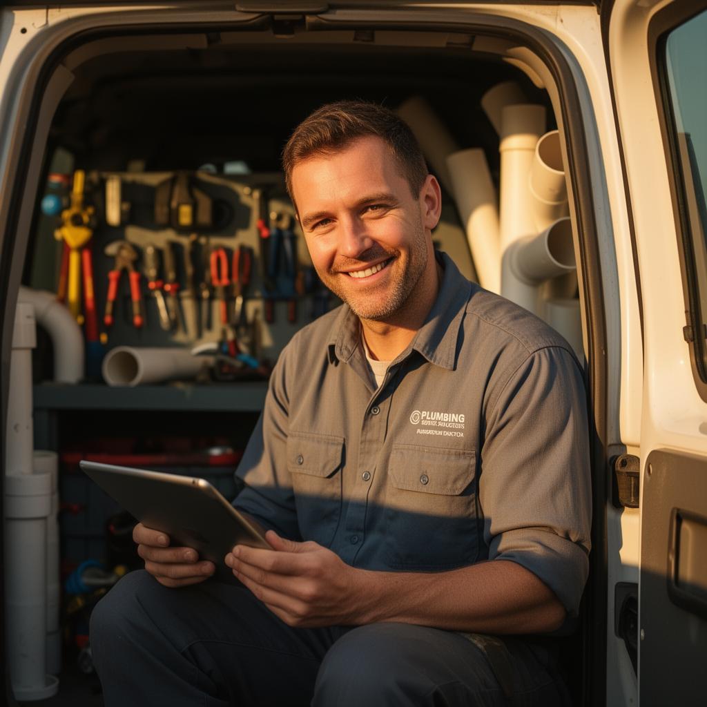 Plumbing business scene